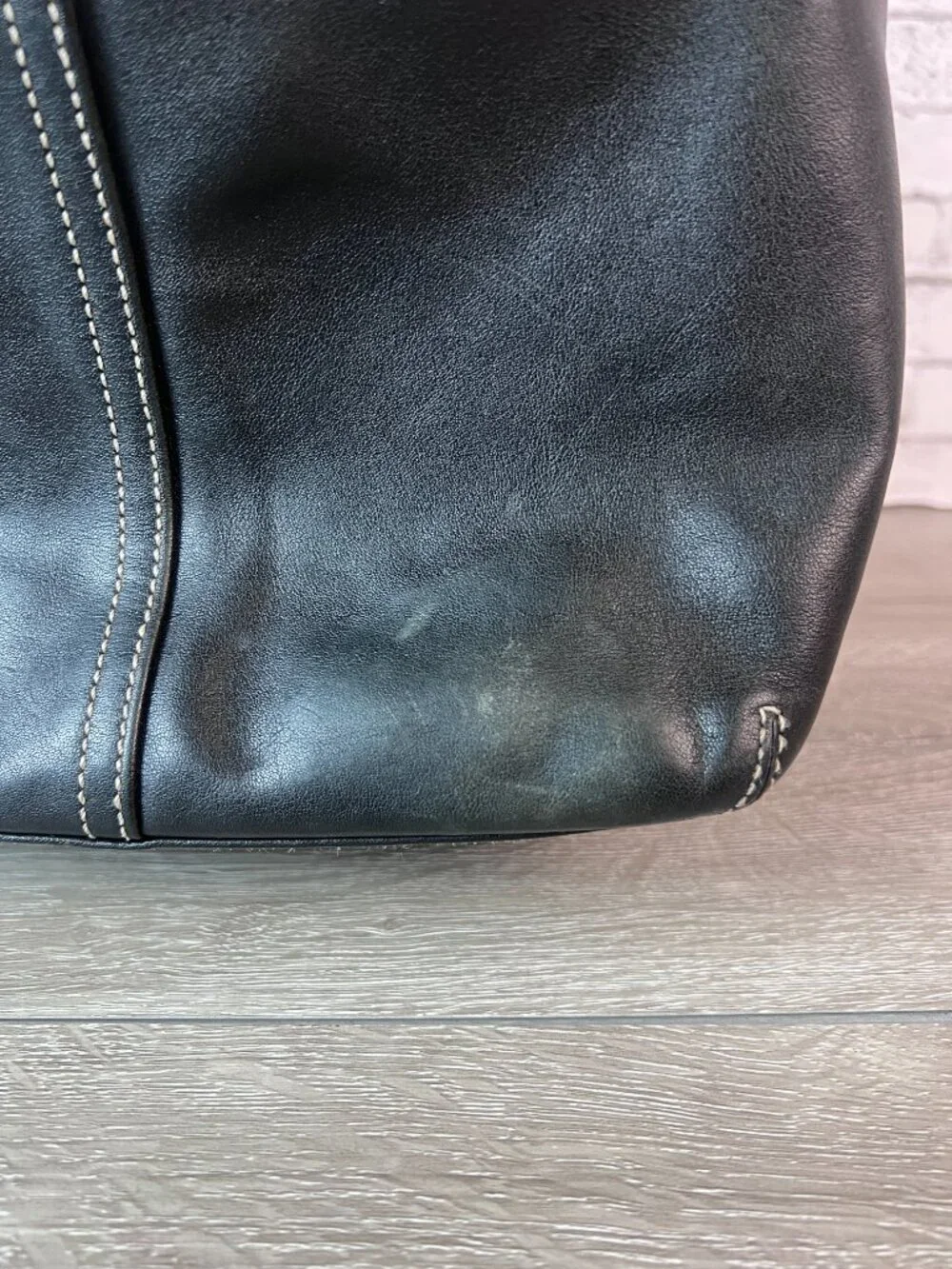 COACH Vintage Legacy Ergo Hobo Convertible Crossbody Shoulder Bag Black 9566